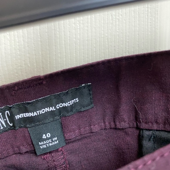 INC Purple Shorts Size 40 - Picture 2 of 3